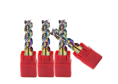 3 Flutes Aluminum End Mills Spiral Shape Size Custom A380TC Coating